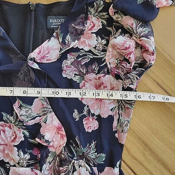 Bardot Tween Girl Cassidy Wrap Dress in Mood Bloom - Picture 11 of 16